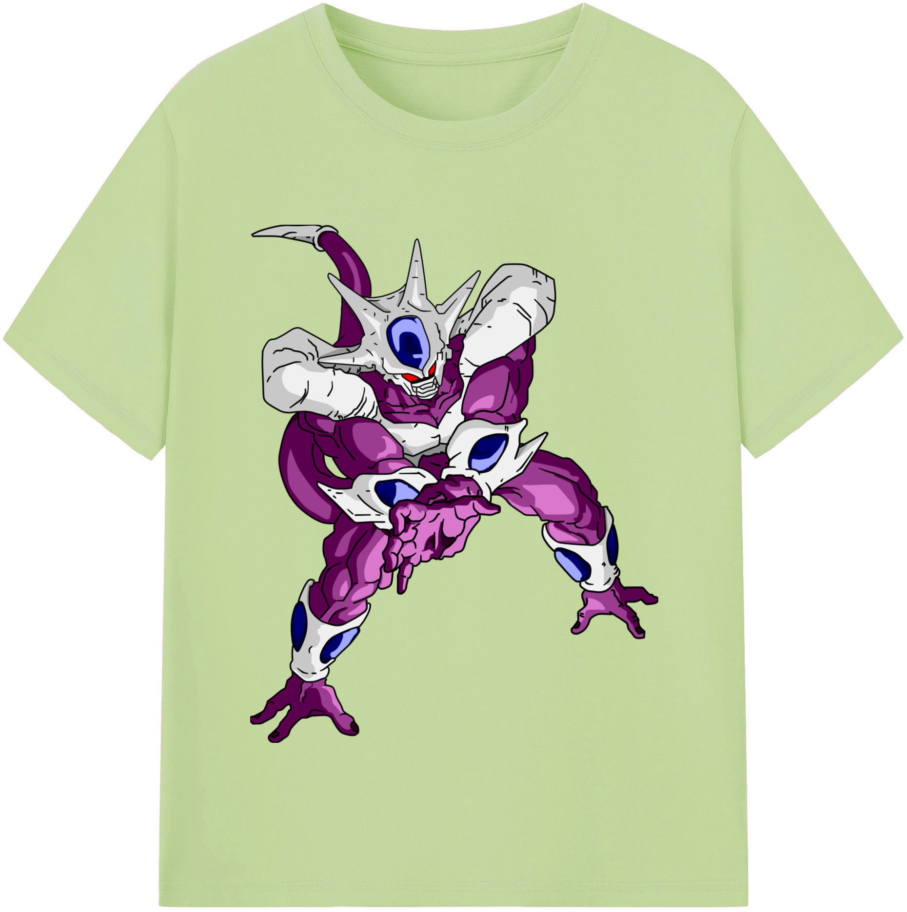 （画像用） ドラゴンボール クウラ DRAGON BALL Cooler Coora 綿100％半袖Tシャツ（フロントプリント）